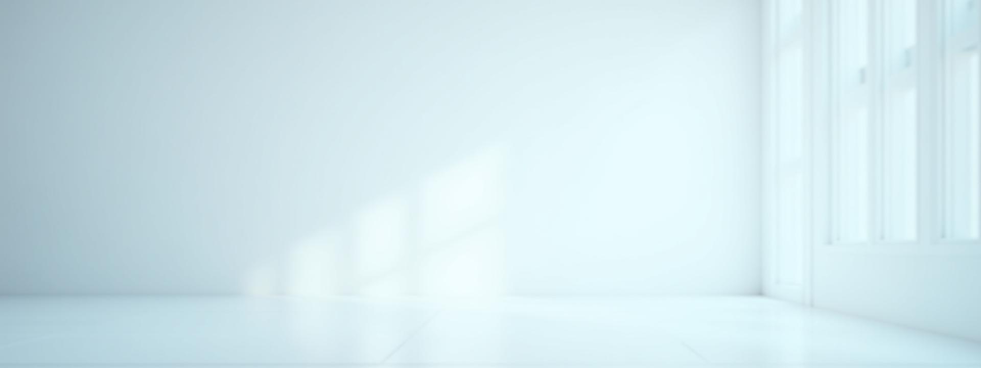 光が差し込む清潔で洗練された部屋の抽象的なイメージ