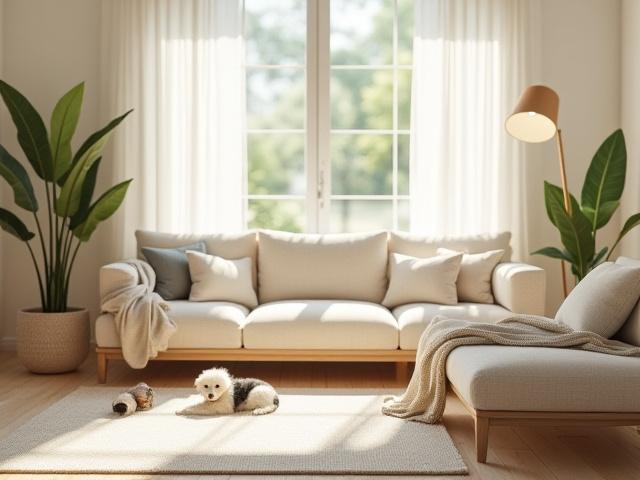 ペットのいる部屋の清掃